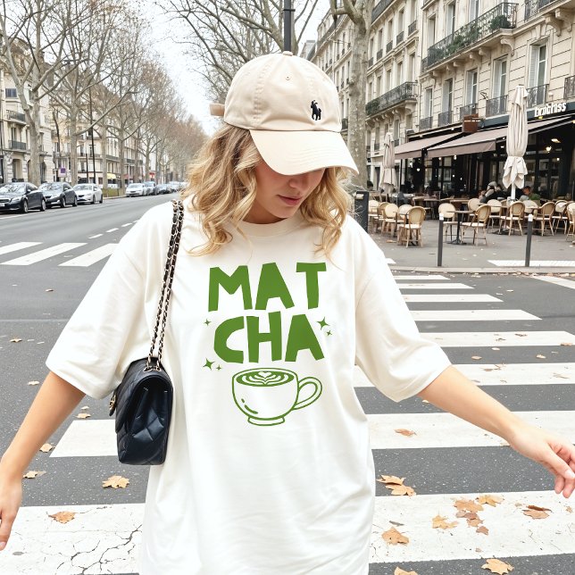 T-shirt Retro Branché Amoureux Matcha Doodle (Créateur téléchargé)