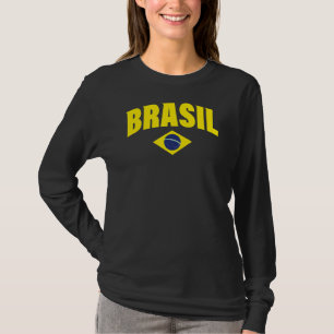 T-shirt Retro Brasil Drapeau brésilien vintage Brésil gar
