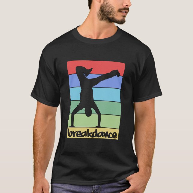 T-shirt Rétro Breakdance (Devant)