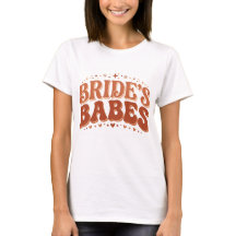 Retro Bride's Babes Terracotta Enterrement de Vie 