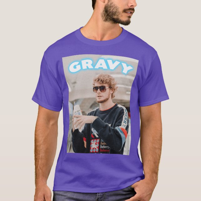 T-shirt rétro brillant (Devant)