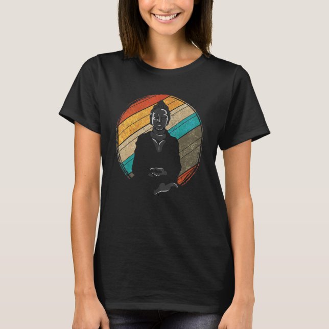 T-shirt Retro Buddha (Devant)