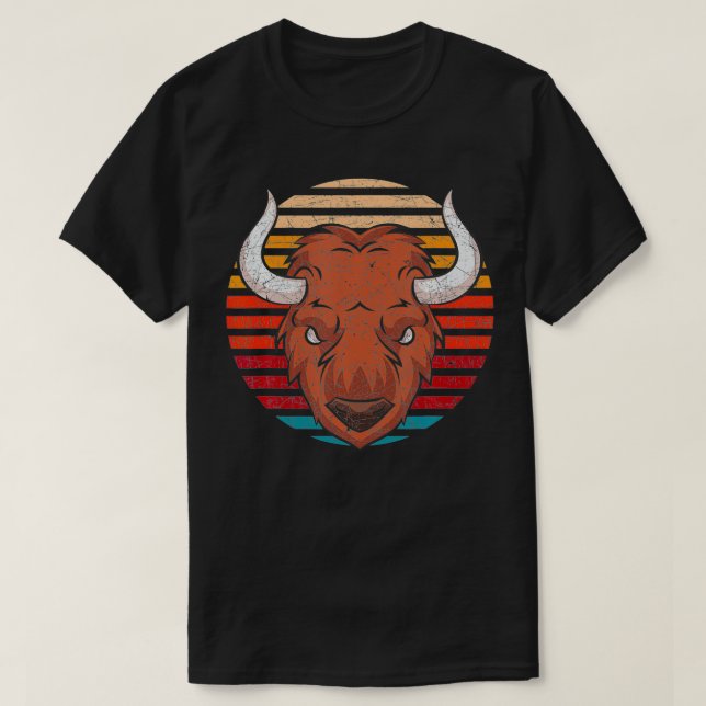 T-shirt Retro Buffalo (Design devant)