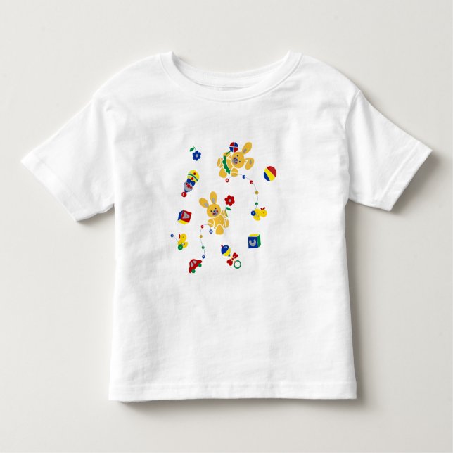 T-shirt Retro Bunny Toddler (Devant)