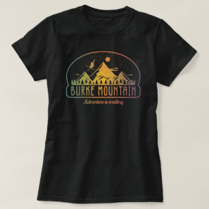 T-shirt Retro Burke Mountain Adventure attend