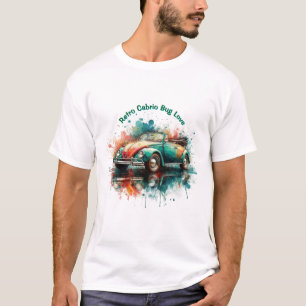 T-shirt Rétro Cabrio Bug Love