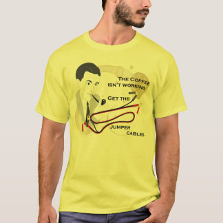 T-shirt Rétro café drôle de papa indiquant la chemise