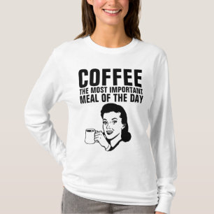 T-SHIRT RETRO CAFÉ FEMME FAMILLE RETRO RETRO REPAS LE PLUS