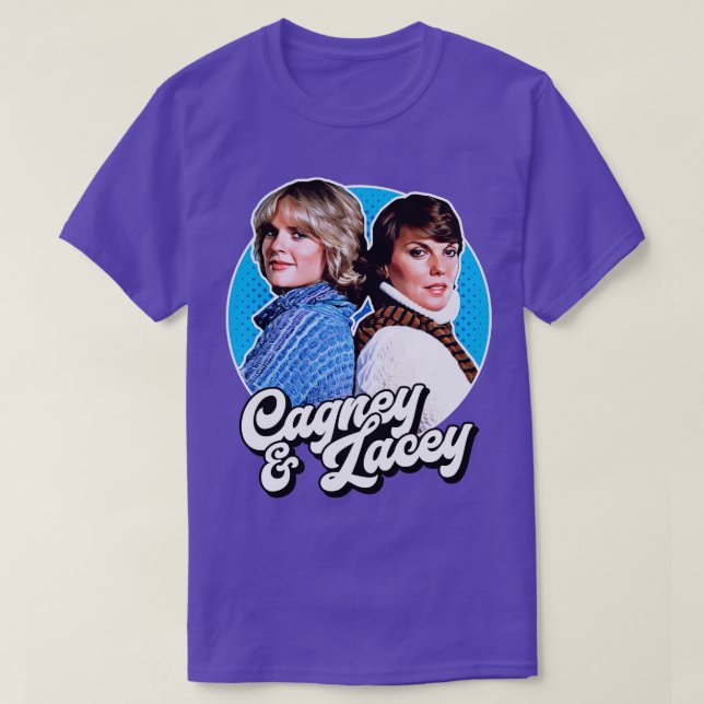 T-shirt Retro Cagney Lacey Hommage (Design devant)