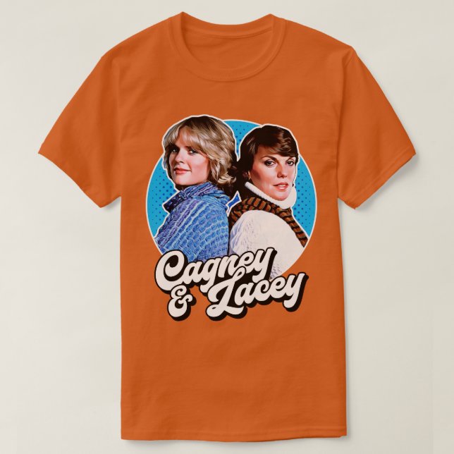 T-shirt Retro Cagney Lacey Hommage (Design devant)
