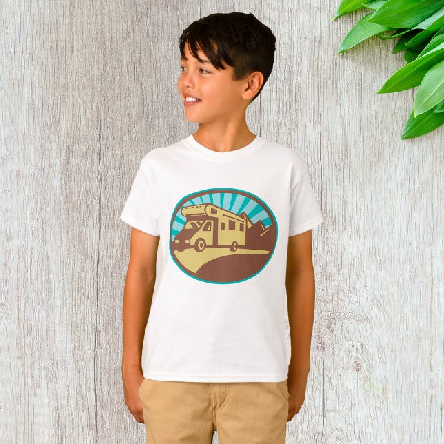 T-shirt Retro Campervan (Créateur téléchargé)