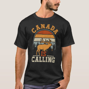 T-shirt Retro Canada appelle Vintage Tourisme Canadien