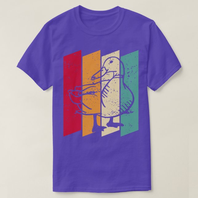 T-shirt Rétro-canard (Design devant)