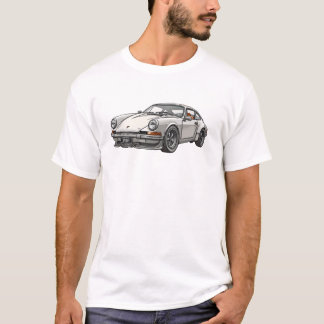 T-shirt Retro car drawing