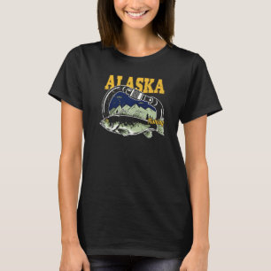 T-shirt Retro Carabiner Alaska Fishing