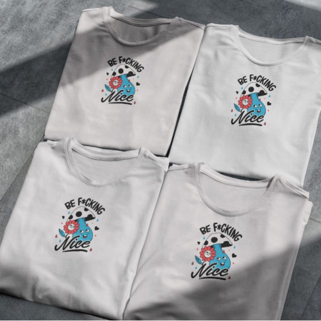 T-shirt Retro Cartoon Nature Antisocial (Créateur téléchargé)
