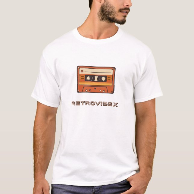 T-Shirt Retro Cassette - Tee de musique Vintage (Devant)