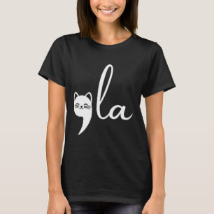 T-shirt Retro Cat Comma La Kamala Harris Pour Président 20