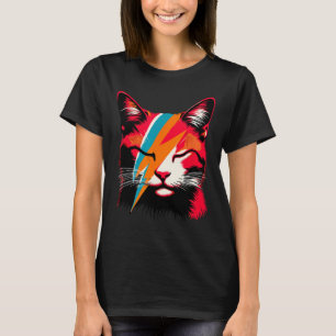 T-shirt Retro Cat Rock Music Concert Band Men Kids Women F