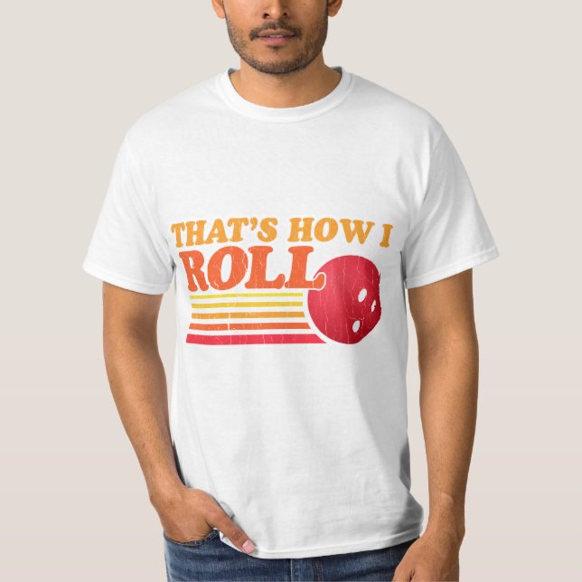 T-shirt Retro C'est comme ça que je roule (Devant)