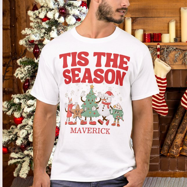 T-shirt Retro C'est La Saison De Noël (Créateur téléchargé)
