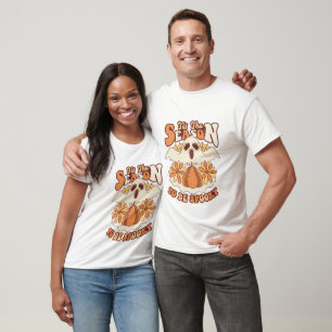 T-shirt Rétro C'est La Saison Pour Être Effrayant - Hallow