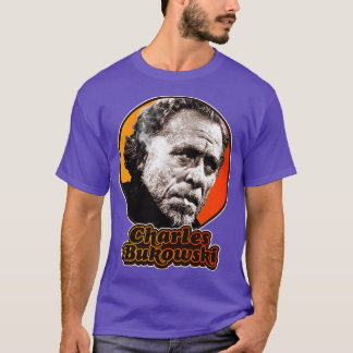 T-shirt Retro Charles Bukowski Hommage