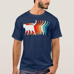 T-shirt Retro Chat les années 70 80s Vintage Funny Chat 1