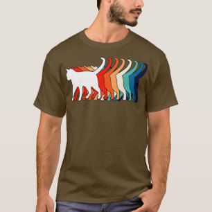 T-shirt Retro Chat les années 70 80s Vintage Funny Chat 1