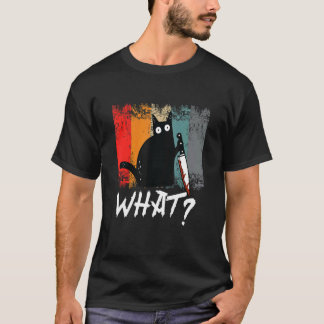 T-shirt Retro Chat Maman Pour Femmes Quel Chat