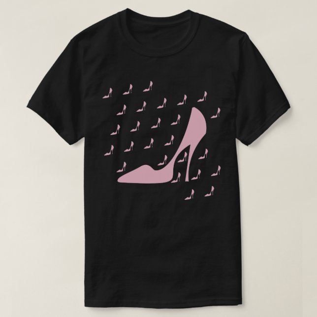 T-Shirt Rétro Chaussure à Talons Hauts (Design devant)