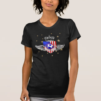 T-shirt Rétro chemise 2014 vintage du football de filles