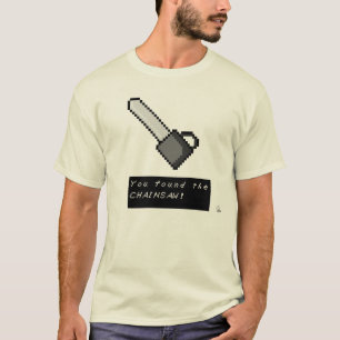 T-shirt Rétro chemise de tronçonneuse de Gamer