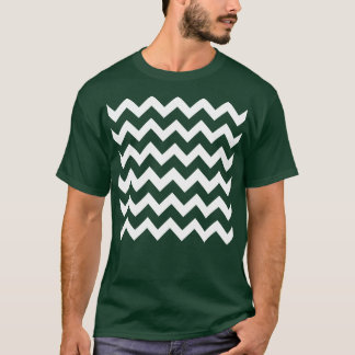 T-shirt Retro Chevron Motif Zig Zag