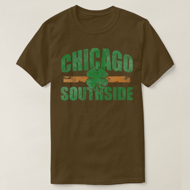 T-shirt Retro Chicago Sud-Irish (Design devant)