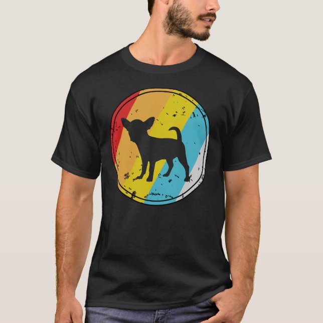 T-shirt Retro Chihuahua (Devant)