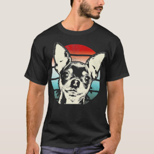T-shirt Retro Chihuahua Hommes Femmes Enfants Cadeau