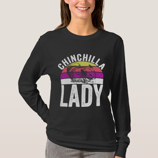 T-shirt Retro Chinchilla Lady S (Devant)
