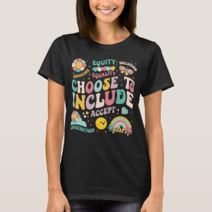 T-shirt Rétro Choisissez d'inclure la neurodiversité SLP A