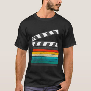 T-shirt Rétro cinéaste cinéastes Vidéographes Edi