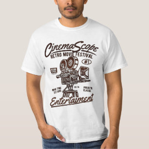 T-shirt Retro CinemaScope