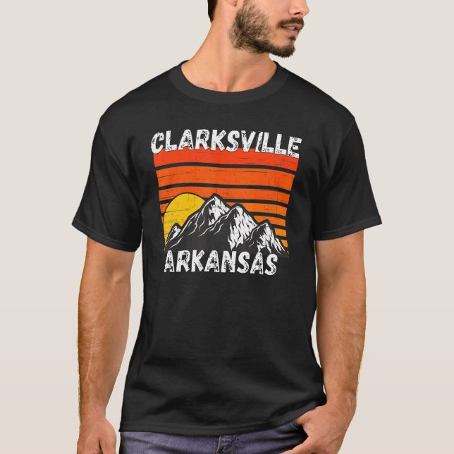 T-shirt Retro Clarksville Arkansas Appareils 3 (Devant)