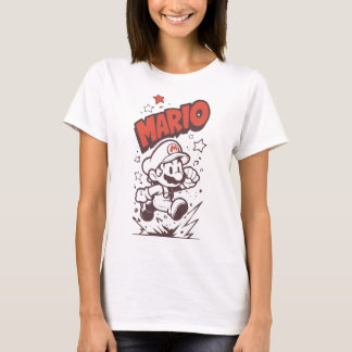 T-shirt Retro Classic Gamer Pixel Plumber