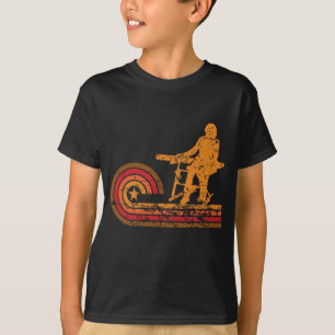T-shirt Rétro clavier de cru de claviste de style