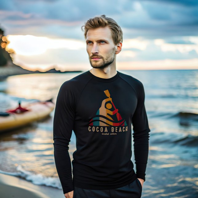 T-shirt Retro Cocoa Beach Kayak (Créateur téléchargé)