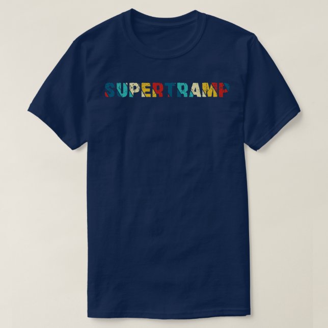 T-shirt Retro Color Supertramp (Design devant)