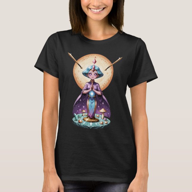 T-shirt Retro Comic Psychedelic Spirit Art (Devant)