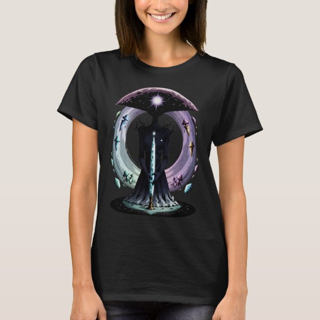 T-shirt Retro Comic Psychedelic Spirit Art (Devant)