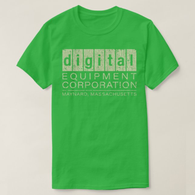 T-shirt Retro Computing Digital Equipment Corporation 1957 (Design devant)