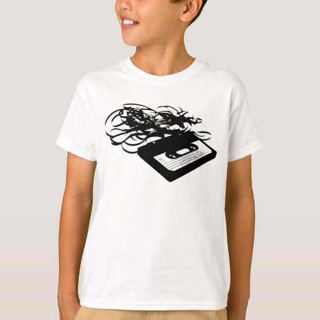 T-shirt rétro conception des années 80 - bandes de (Devant)